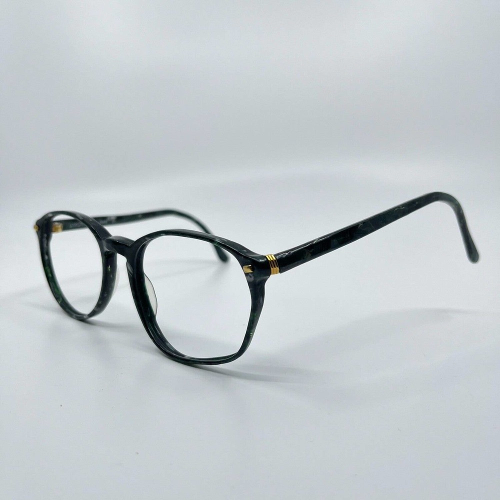 LUXOCTTICA Duke Slate Green 55-18-140 Round Plastic‎ Eyeglasses Frames H7002
